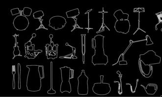 2019新品首发 生活用品平面设计图与工装施工CAD图纸资源大全